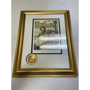 Sunday In The Park Emmett Kelly Signed Lithograph #1811/9900 Sad Clown Circus